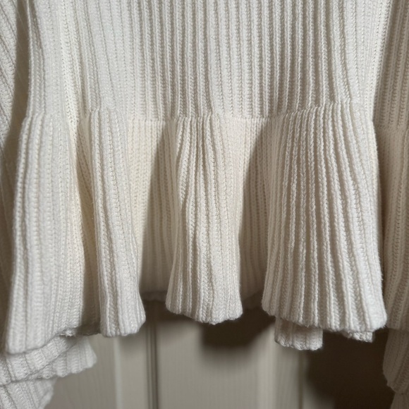 Free People Layer Coconut Ivory Turtleneck Sweater Size SP - Picture 7 of 11